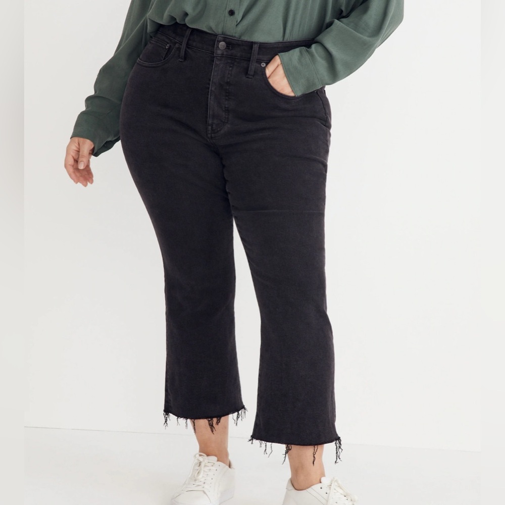 Madewell | Plus Cali Demi-Boot Jeans in Bayland Wash Raw-Hem Edition | NWT